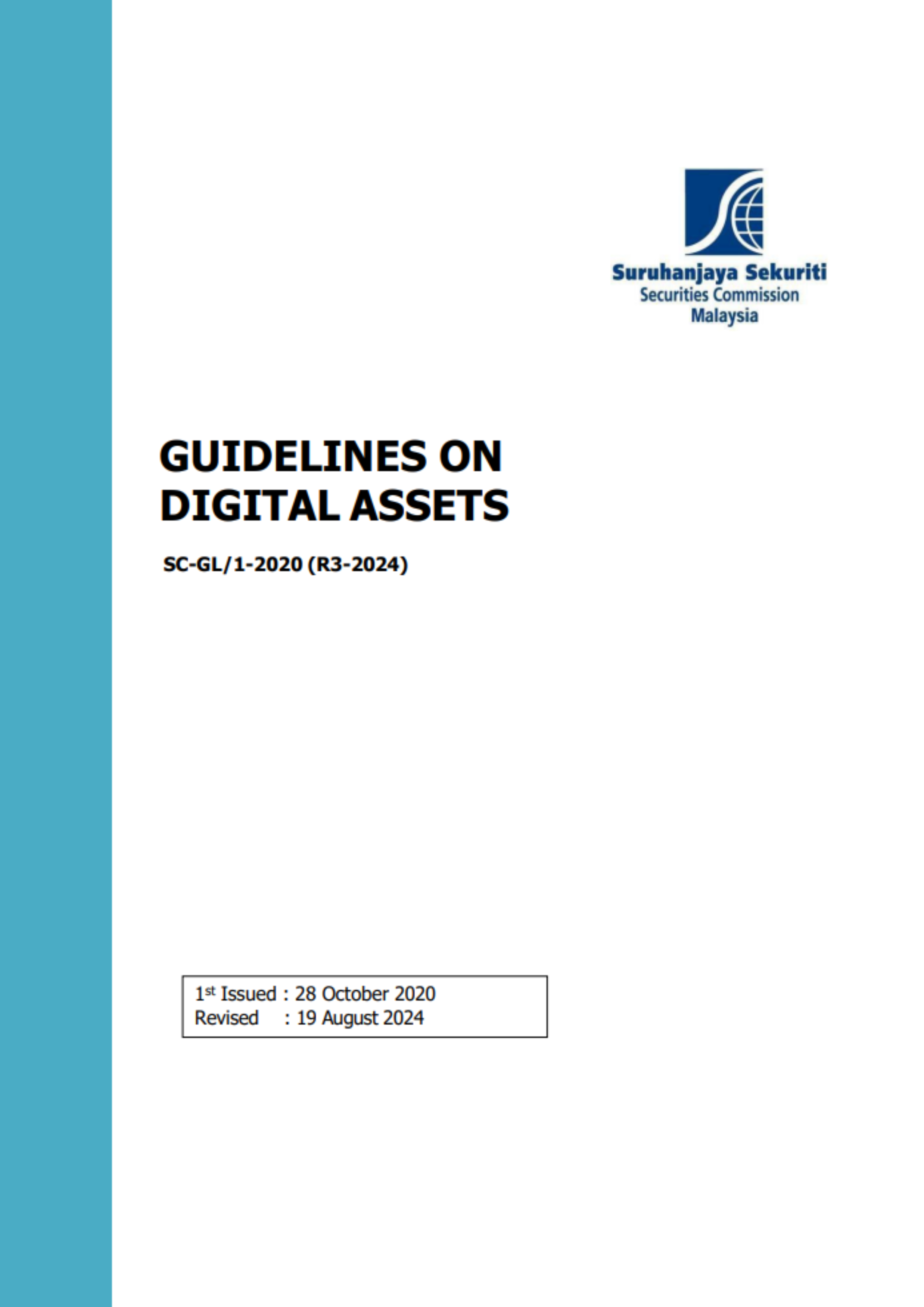  Guidelines on Digital Assets
